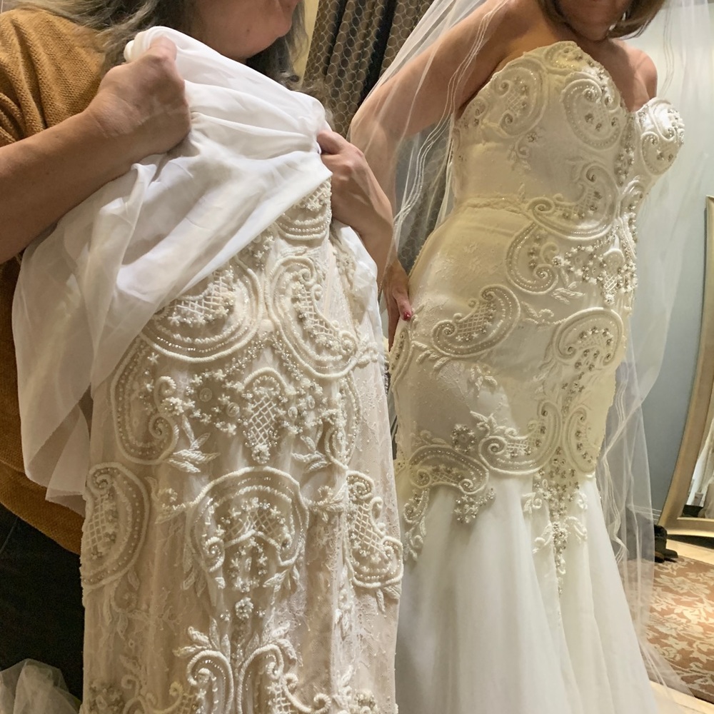 NWT Christiano Lucci Wedding Dress - Picture 4 of 11